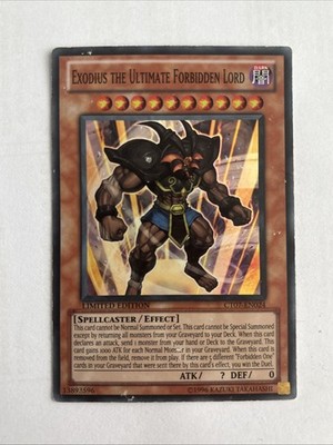Yugioh Exodius Der ultimative Verbotene Herr CT07-DE024 Limited Edition