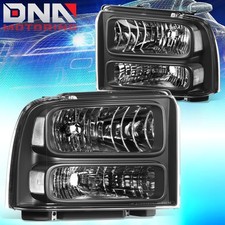 For 1999-2004 Ford F250 F350 F450 F550 Super Duty Headlight Lamps Blackclear For 1999-2004 Ford F250 F350 F450 F550 Super Duty Headlight Lamps Blackclear