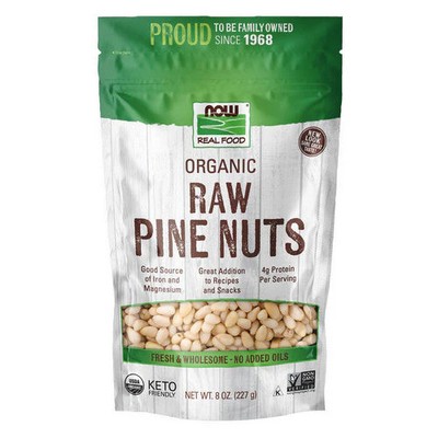 Organic Pine Nuts 8 oz 227 g by Now Foods