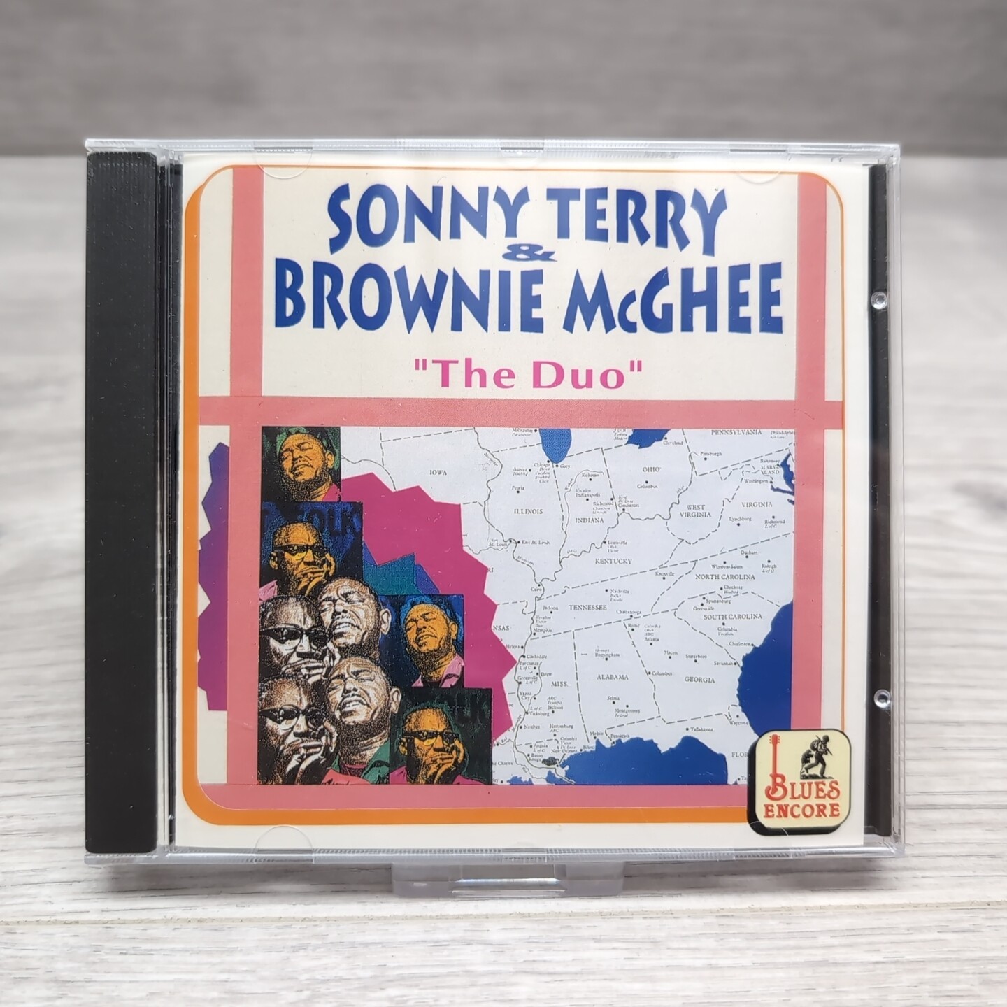 Sonny Terry & Brownie McGhee - The Duo - CD Album - 1994 Blues Encore - VG Con