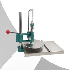 Manual Pizza Dough Making Machine (7.87 in Plate Diameter, Stainless Steel Tray)