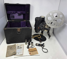 Antique 1920s Filmo Bell Howell 16mm Film Projector 57 Model G in Case