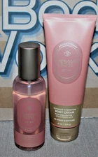 Bath & Body Works Heirloom Rose Essential Oil Perfume Mist & Cream Set