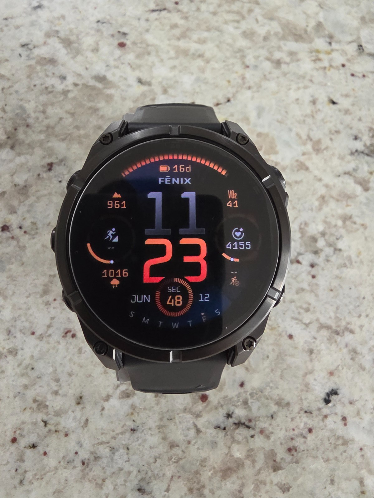 Garmin Fenix 8 47mm AMOLED Sapphire GPS Smartwatch Titanium, Lightly used, Box