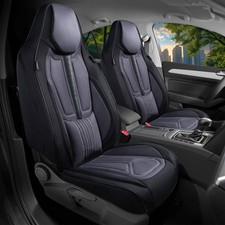 Schonbezüge Sitzbezüge für Renault Koleos 2 Bj ab 2017 in Schwarz/Grau DS6