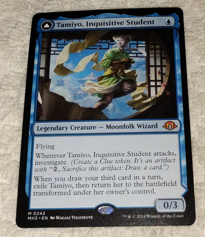 Tamiyo, Inquisitive Student / Tamiyo, Seasoned Scholar MTG Modern Horizons - Image 2 of 4