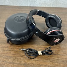 Black Monster Beats by Dr. Dre Studio Wired Headphones Over-Ear 1st Gen OG 1.0