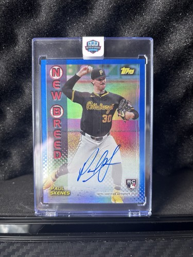 Paul Skenes [Blue] #99NBA-PS 2024 Topps Archives 1999 New Breed Autograph card