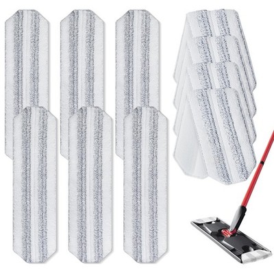 10Pcs Mop Replacement Pads,Compatible with O Cedar H2prO 15.9*4.3'', Grey 