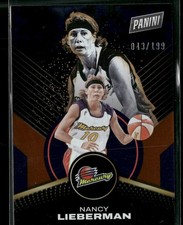 2025 Panini WNBA Player of the Day #54 Nancy Lieberman Orange #43/199