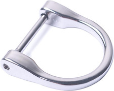 4Pcs 1 Inch D-Rings Horseshoe Shape D Ring,U Shape D Rings,Screw in Shackle Hors