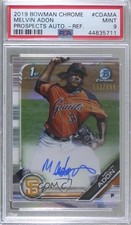 2019 Bowman Chrome Prospects Refractor 93/499 Melvin Adon PSA 9 MINT Auto 8d2