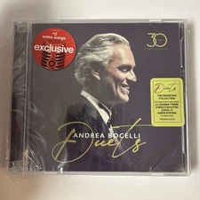 Andrea Bocelli - Duets 30th Anniversary (Exclusive 2 Extra Songs, 2 CD) NEW !!!
