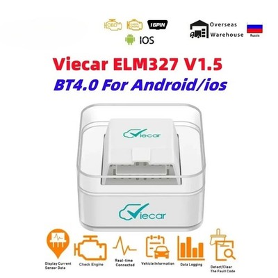 VC100 ELM327 V1.5 PIC18F25K80 OBD2 Scanner Auto Tools ELM 327 Bluetooth 4.0