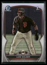 Luke Shliger 2023 Bowman Draft Chrome Refractors San Francisco Giants #BDC-47