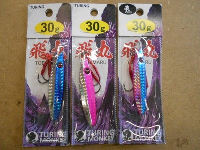 Touring Monkey TM Metal Jig Tobizaru 30g Set of 3 New!Shore Jig Kampachi Warasa