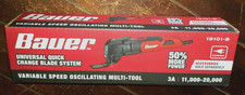 Bauer Variable Speed *Corded* Oscillating Multi-Tool - Item #19101-B