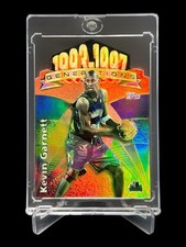 1997/98 Topps KEVIN GARNETT GENERATIONS REFRACTOR SSP HOLO DIE CUT #G23🔥RARE🔥