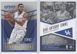 2015-16 Panini Contenders Draft Picks School Colors Karl-Anthony Towns Rookie RC