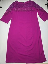 Senori Women's 3/4 Sleeve Sheeth Dress 56 US Size 20