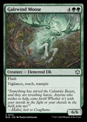 Galewind Moose (173) Bloomburrow BLB MTG Magic