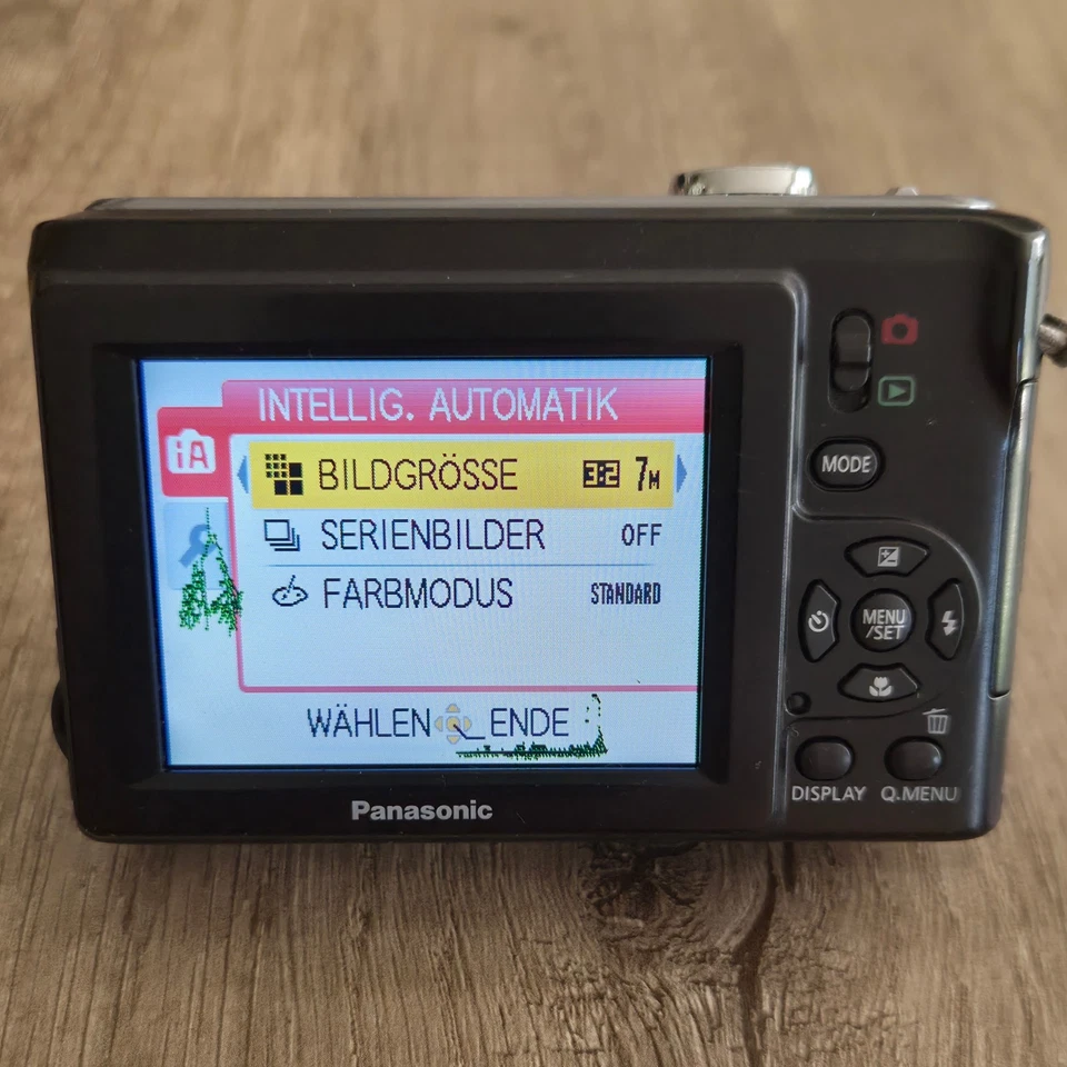 Digitalkamera ► Panasonic LUMIX DMC-LS85 8,1 MP - Schwarz | Leica Objektiv ◄, Foto 4 von 5