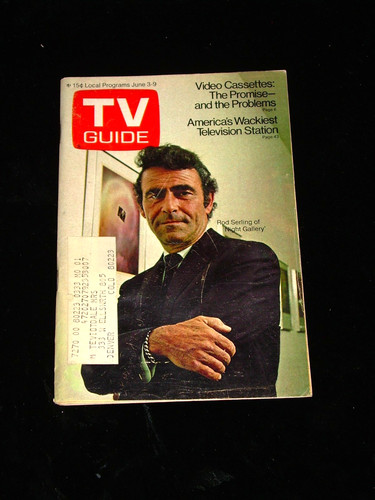 TV Guide June 1972 Night Gallery Rod Serling Denver Edition
