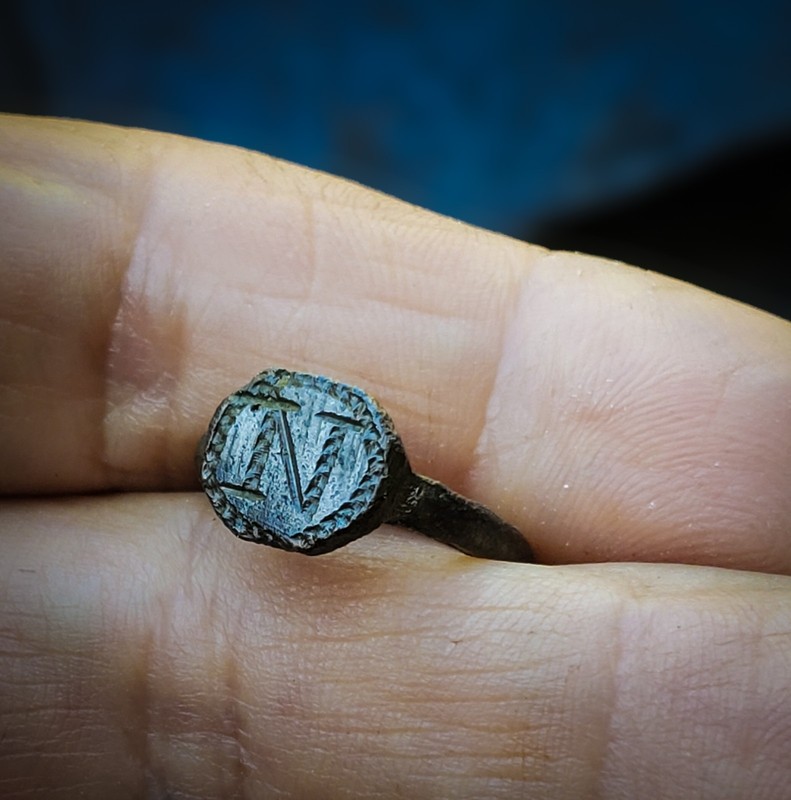 1700s Fur Trade ~ Outstanding Condition Jesuit Ring ~ N