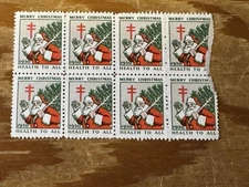 USA Christmas seal gum Cinderella stamp date 1930