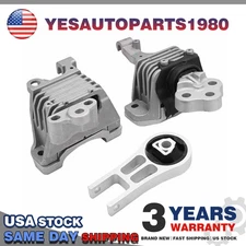 3PCS Engine Motor & Auto Trans. Mount Set For 2014-2019 Jeep Cherokee 3.2L USA