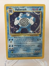 POLIWRATH 15/130 HOLO BASE SET 2 POKEMON HP