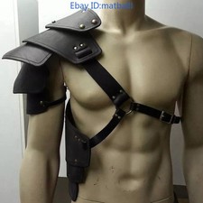 Vintage Viking Knight Pauldron Shoulder Armor Nordic Cosplay Accessory