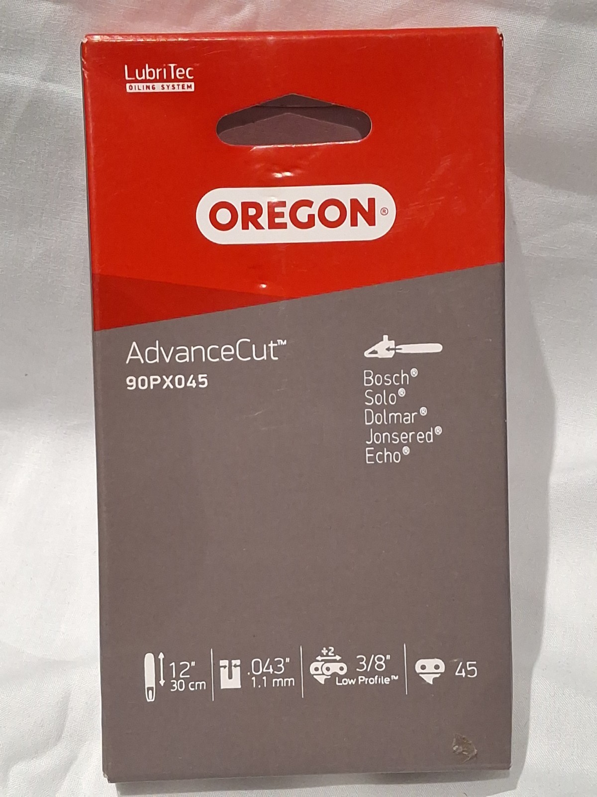 Oregon Saw Chain 3/8" 1.1Mm 45 Dl Chamfer Chisel Advancecut 90Px045e - Image 2