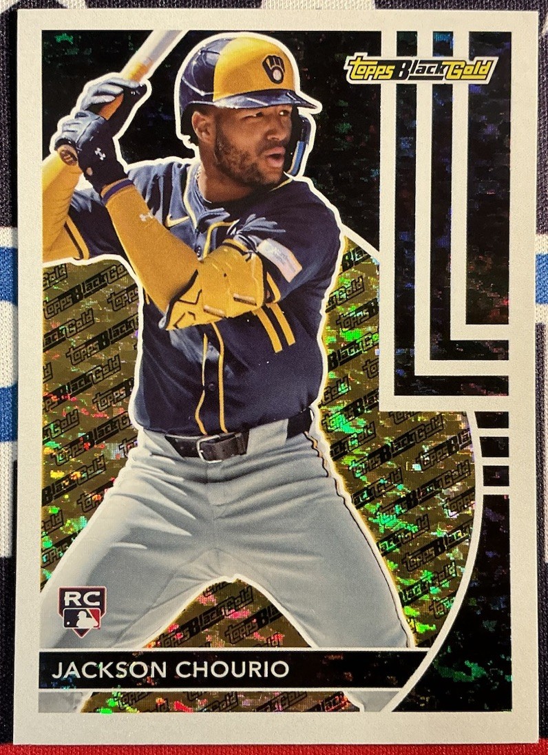 2024 Topps Update Series - Topps Black Gold Jackson Chourio #BG-25 (RC)