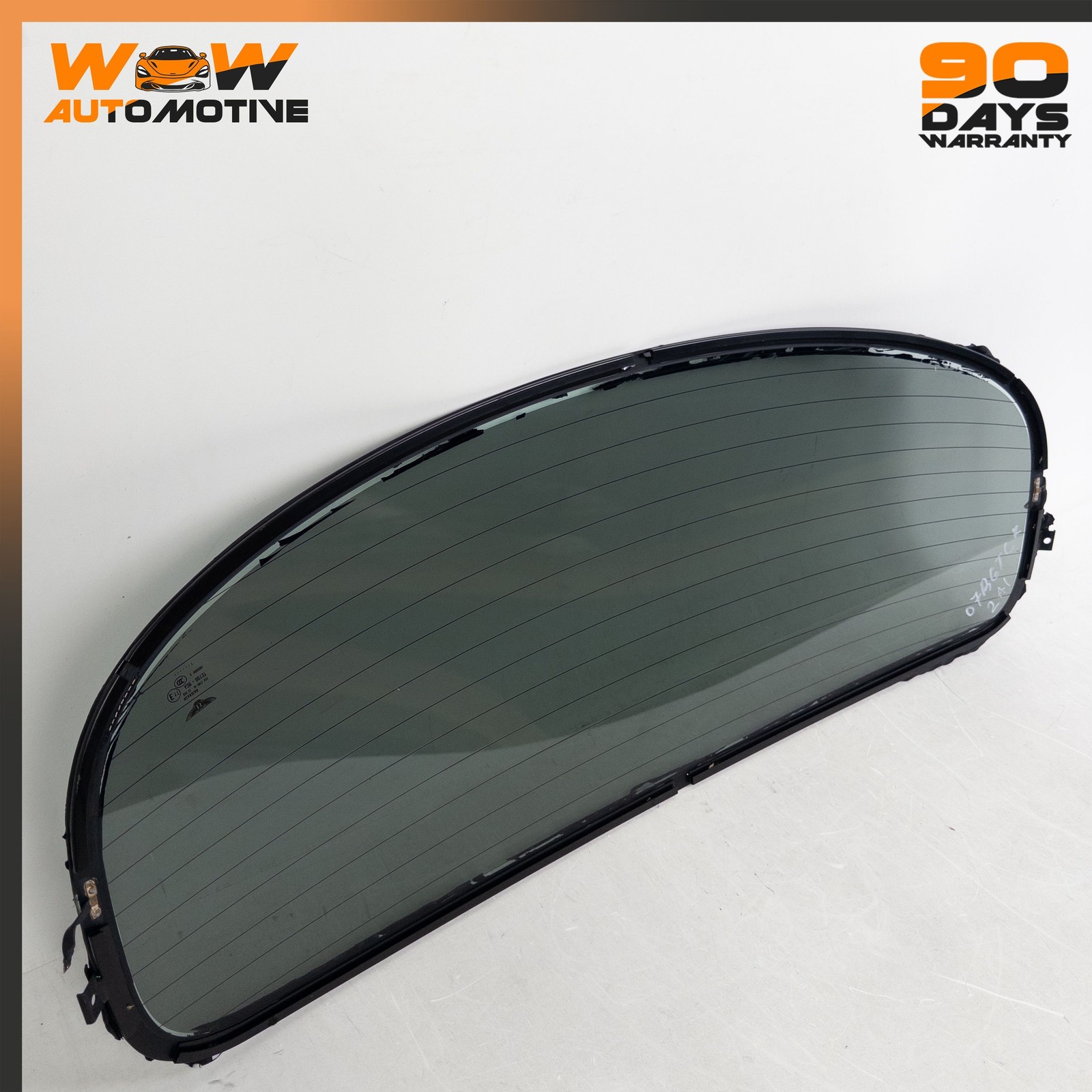 07-13 BENTLEY CONTINENTAL GTC CONVERTIBLE TOP REAR BACK GLASS WINDSHIELD OEM