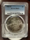 1885-O Morgan Silver Dollar MS63 PCGS
