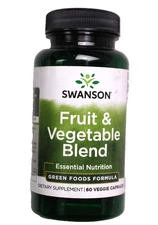 Swanson Herbal Supplements Fruit & Vegetable Blend Veggie Capsule 60ct
