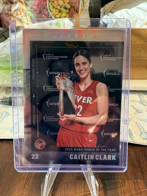 2025 Panini Caitlin Clarke Chronicle Rookie Of The Year Holo | eBay