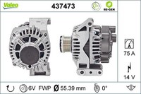 Valeo Generator FüR Alfa Romeo Passend FüR Fiat Lancia Opel