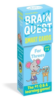 Workman Publishing ~ Brain Quest for Threes Smart Cards Revise ... 9781523517237