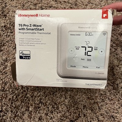 Honeywell T6 Pro  Z-Wave SmartStart Programmable Thermostat  (TH6320ZW2007)