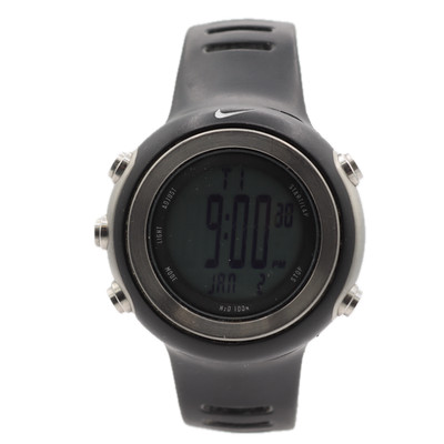 Vintage Nike Oregon WA0024 Super Sport Men's Quartz LCD Wristwatch Steel