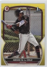 2023 Bowman Prospects Yellow 51/75 Abdias De La Cruz #BP-34 11jv