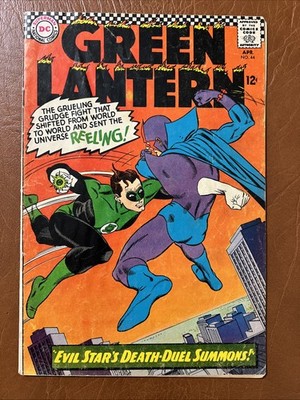 Green Lantern #44: GD+ to VG- DC Comics April 1966 $7 Ship