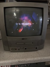 Emerson 13 EWC13D4 DVD Combo Gaming Retro CRT TV with Remote MP3 CD Digital Aud