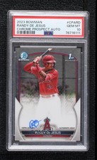2023 Bowman Chrome Prospect Auto Randy De Jesus #CPA-RD PSA 10 GEM MT Auto 01ix