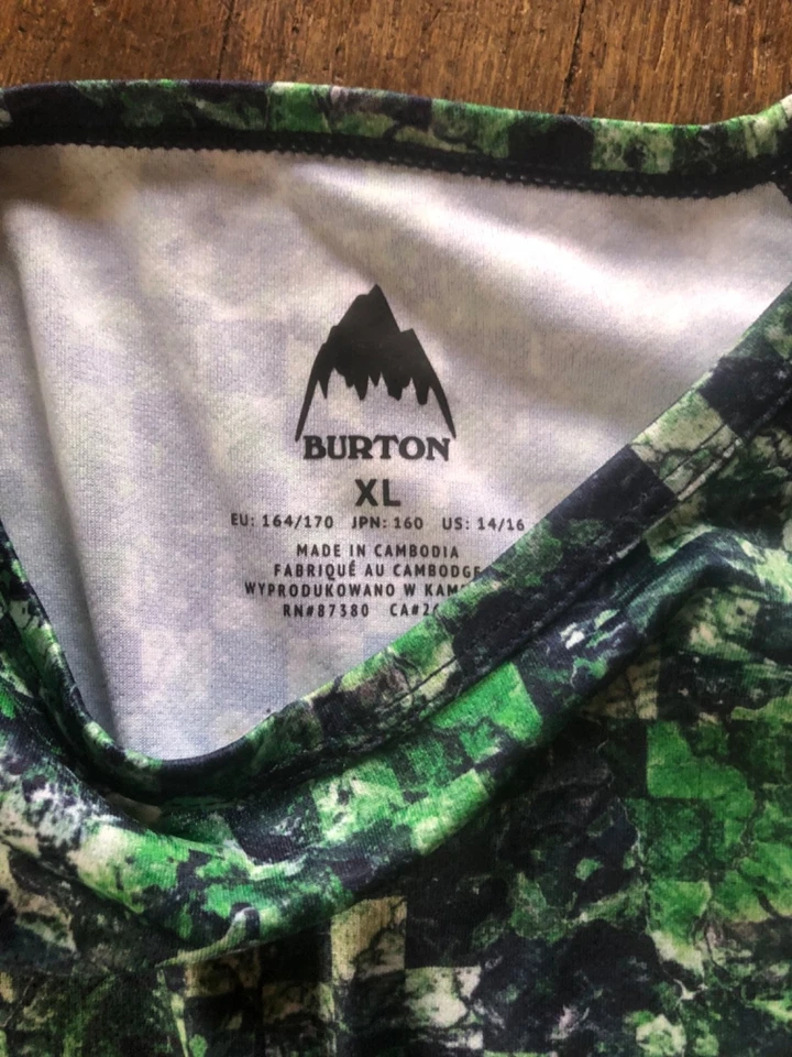 CAPA BASE BURTON CON ORIFICIOS PARA LOS PULGARES TALLA NIÑAS XL/14-16 NUEVO Foto 2 de 3