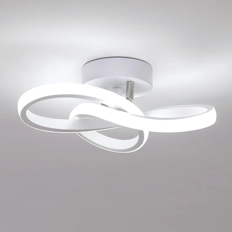 Plafoniera Led Soffitto Moderna, 38W 4275LM Lampada Da Soffitto Design Creativo, - Immagine 2 di 4