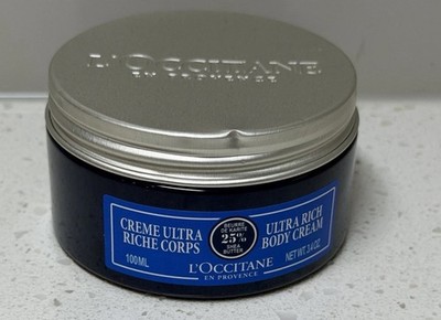 L'Occitane Ultra Rich Body Cream 25% Shea Butter 100ml 3.4oz Hydrating SEALED