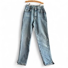 90  s Vintage Lee  s High Rise Straight Leg Light Denim Jeans Women  s Size 3